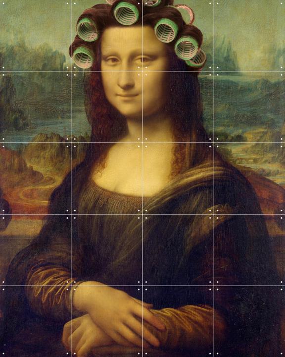 Mona Lisa - the curly girly edition