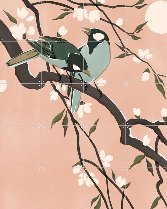 Tits On A Cherry Branch 