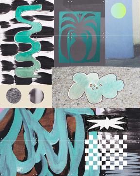 'Teal Rising' by Henriette Visscher