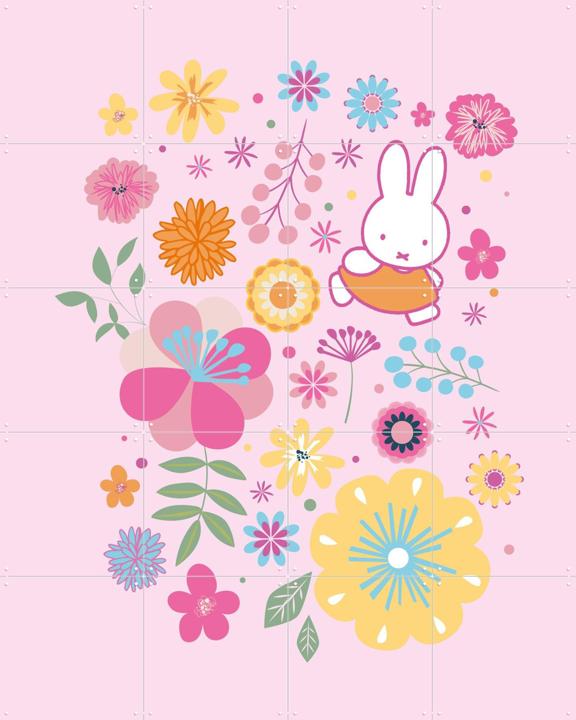 Miffy Flowers Pink
