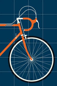 IXXI - Racing Bike Orange Front par Bo Lundberg 