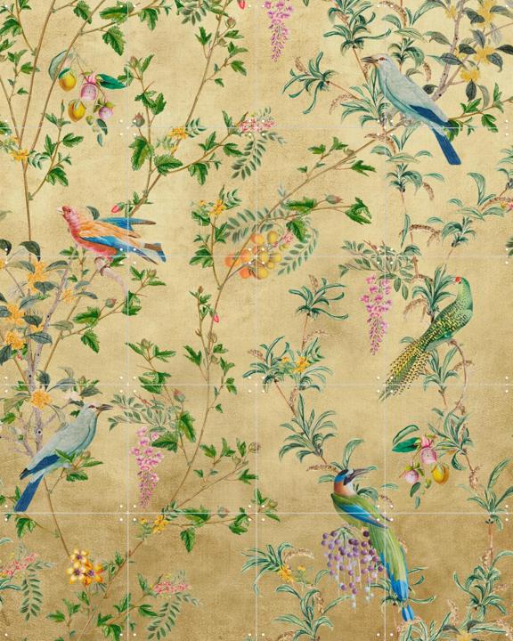 Vintage Birds and Climbing Vines