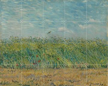 'Wheatfield with Partridge (1887)' by Vincent van Gogh (1853 - 1890) & Van Gogh Museum
