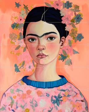 'Young Frida (Peach)' by Treechild