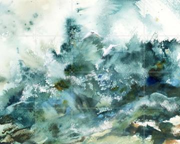 'Green Landscape' by Canot Stop Painting