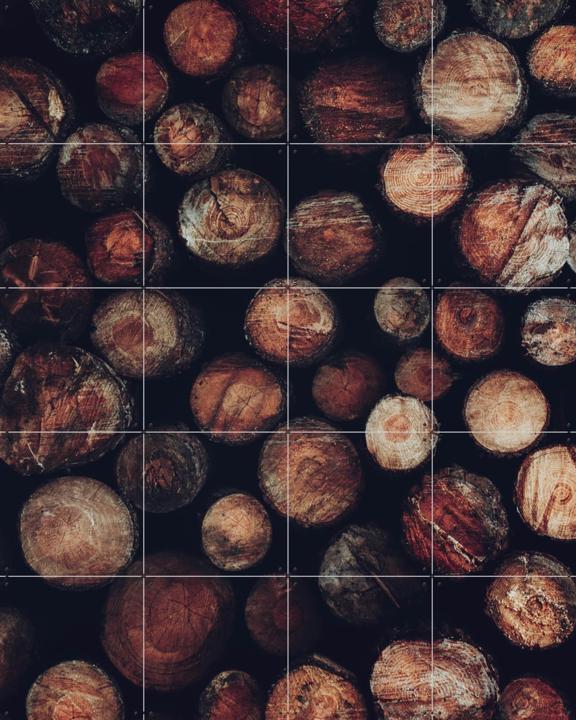 Stacked Timer Wood Logs