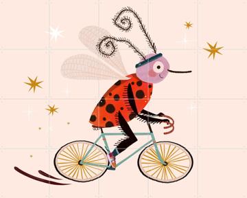 'Insect on Bike' by Lena Addink