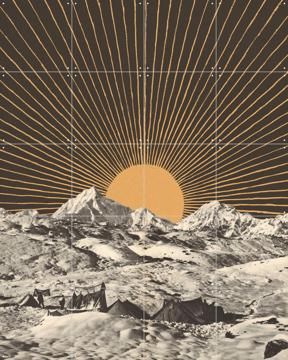 'Mountainscape 6' van Florent Bodart