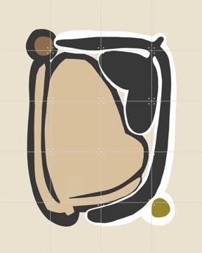 'Loving Leaves II' van Bohomadic Studio