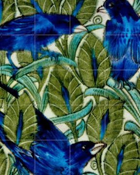 'Ten Inch Birds' von William de Morgan & British Museum