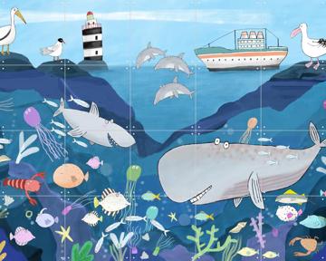 'Sea World, Sea Life' van Carla Daly