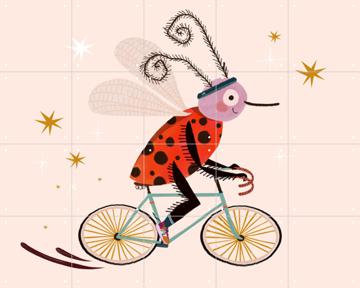 ' Insecte à vélo' par Lena Addink