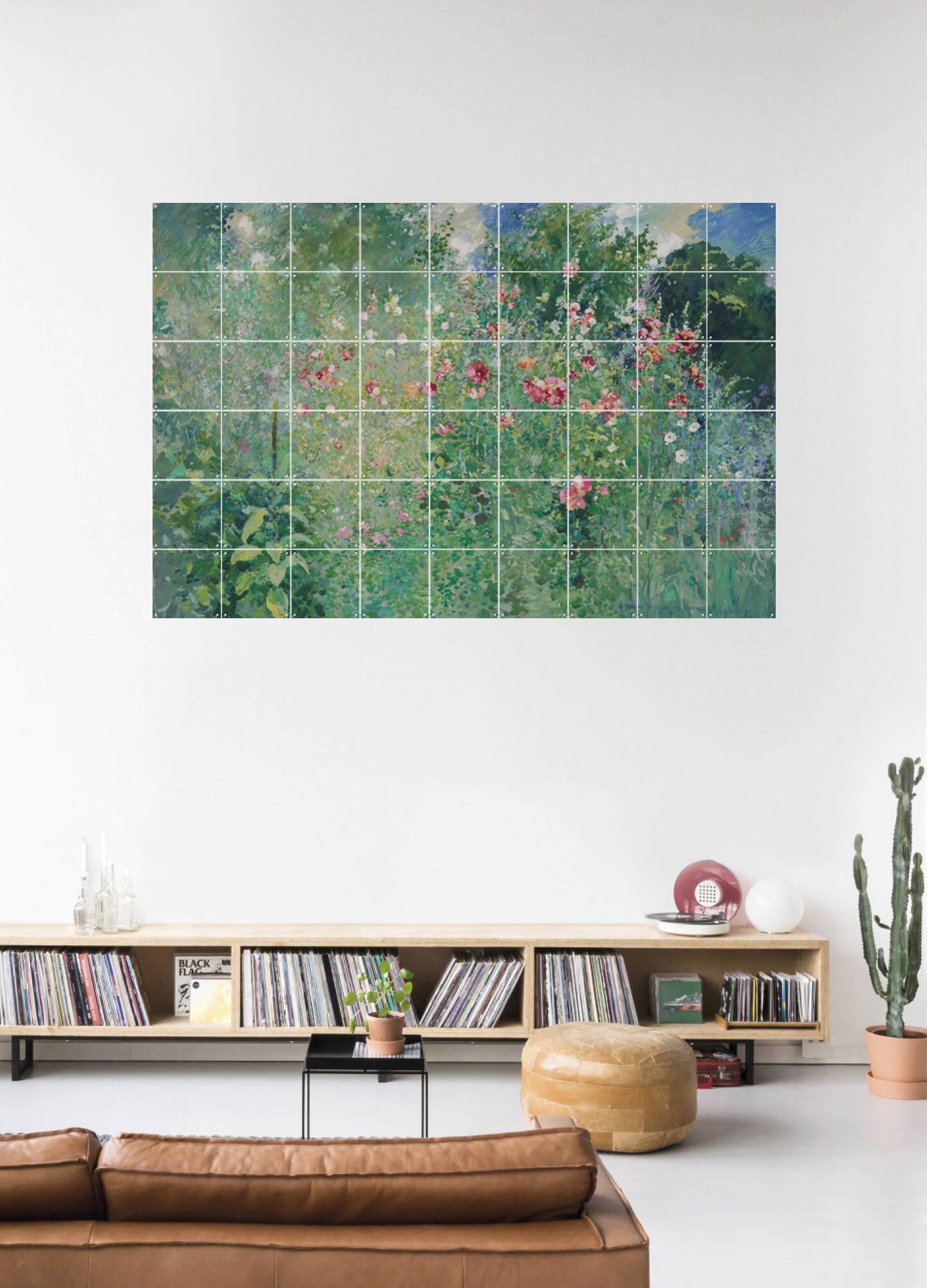 A Garden Is a Sea of Flowers By Ross Sterling Turner | Wall Art