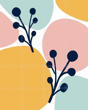 'Pastel Twigs' van BAINAI