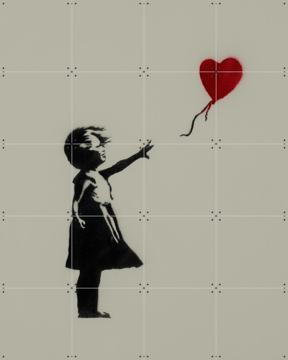 'Girl with Balloon green' von Banksy