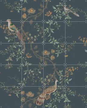 'Dark Chinoiseries Birds' by Bloomery Decor