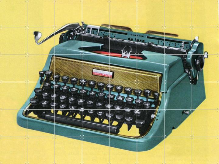 Vintage Manual Typewriter, door Bridgeman Images IXXI