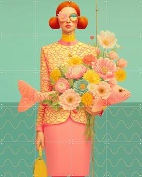 'Fishing season' van Mirjam Duizendstra