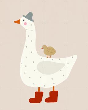 'Goose and gosling' par Treechild