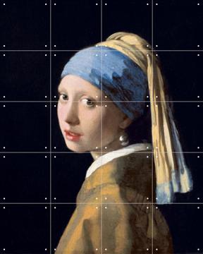 IXXI - Meisje met de parel door Johannes Vermeer & Mauritshuis