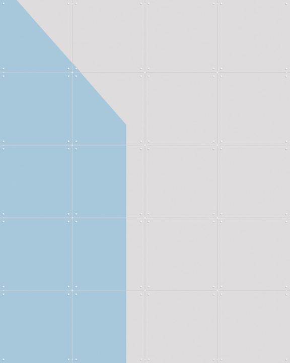 Color blocking - Grey Blue