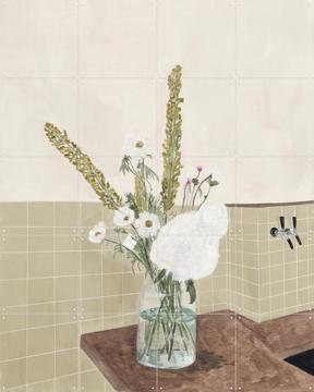 'Vase with Flowers' by Isabelle Vandeplassche