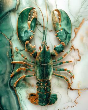 'Lobster Marble Green' par OTTI
