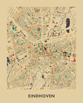 'Eindhoven Mosaic Map' by Art in Maps