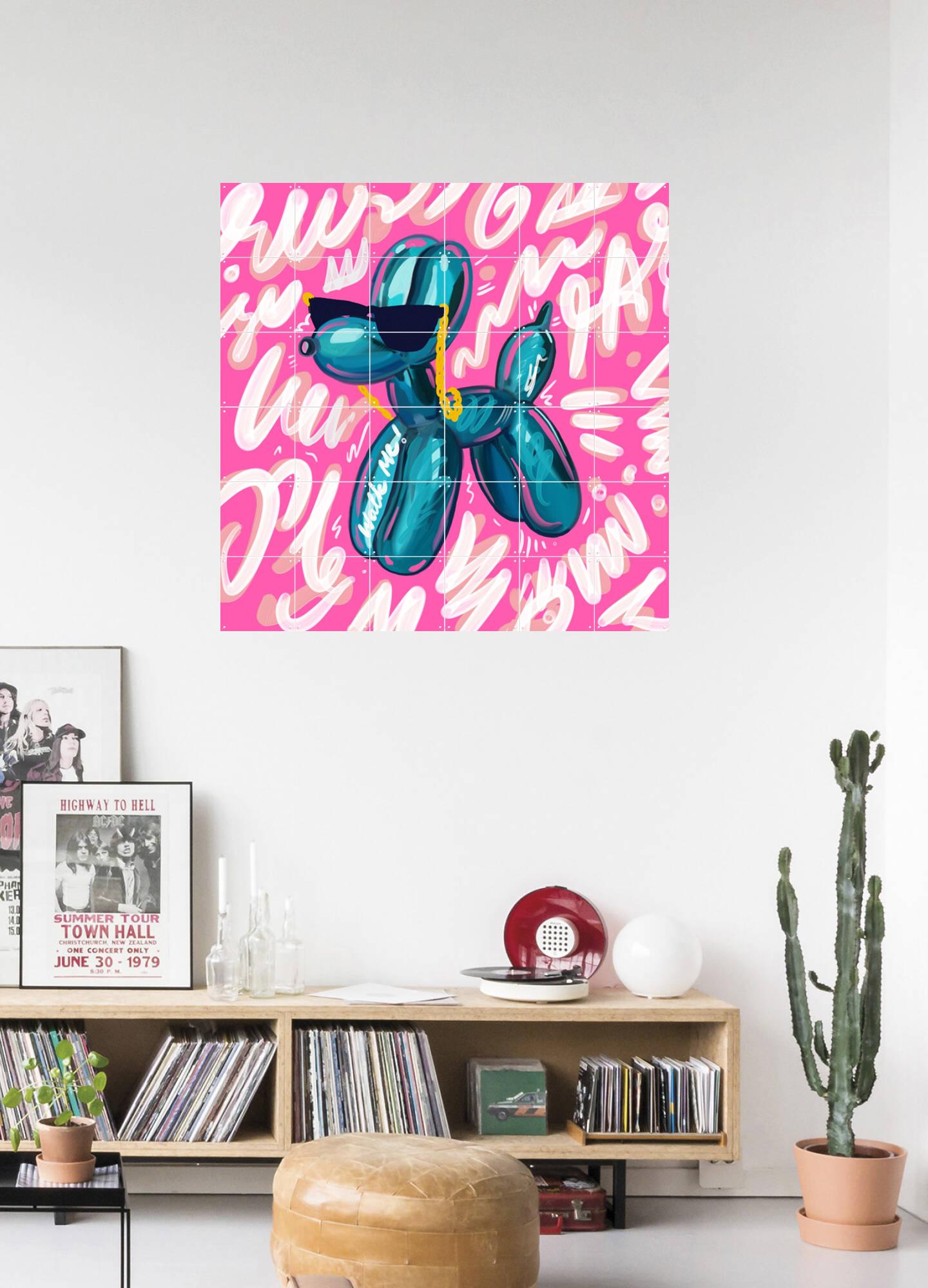 Balloon Dog - Pink By Pop-art by Tadej | Wall Art & Art Prints | IXXI