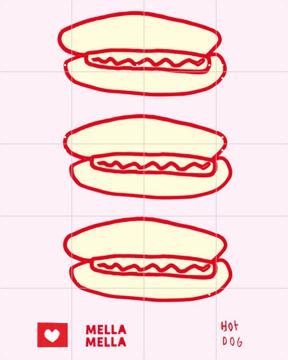 'Hot Dog' van Mella Mella