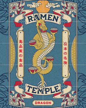 'Ramen Temple Dragon' by Ryan Ragnini