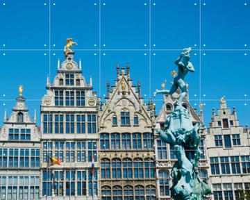 IXXI - Grote Markt Antwerp door Edwin Fotografeert & Kunst in Kaart