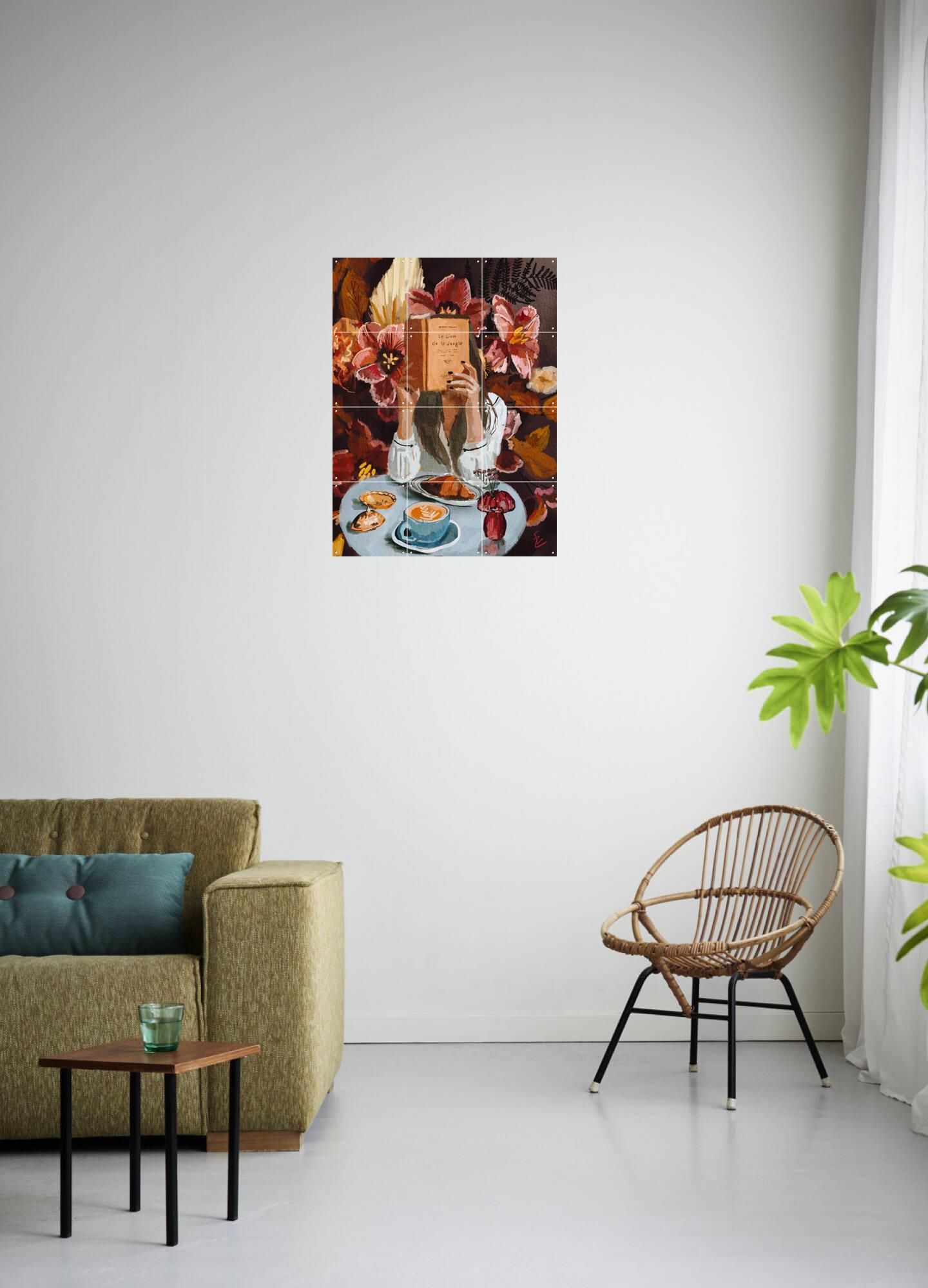 Girl with the jungle book By Ekaterina Zagorska | Wall Art & Art