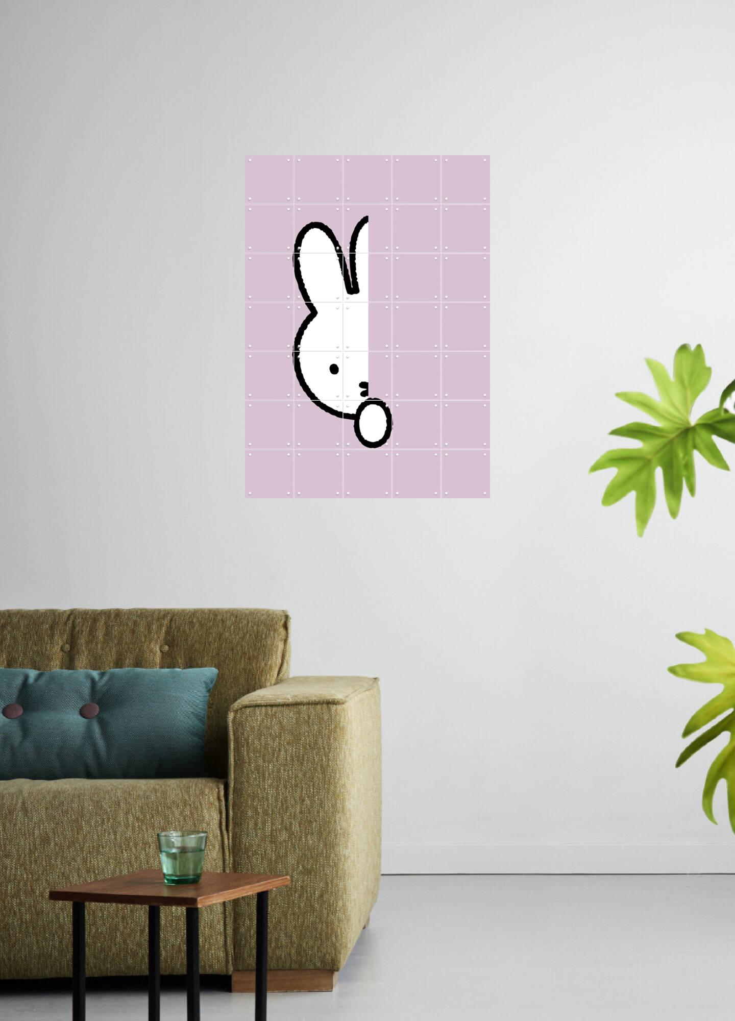 Miffy Hide & Seek Lila By Miffy | Wall Art & Art Prints | IXXI