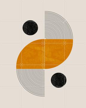 'Retro Shape I' van The Miuus Studio