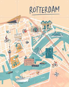 'Rotterdam Illustration' van Revista Ontwerp & Kunst in Kaart