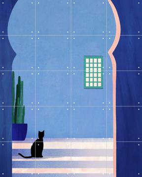 'Cat in Morocco' van Henry Rivers