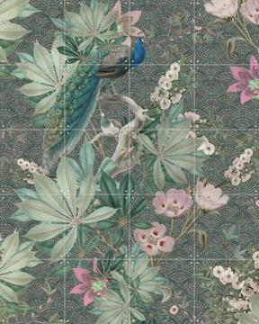 'Botanical Garden Peacock' by Bloomery Decor