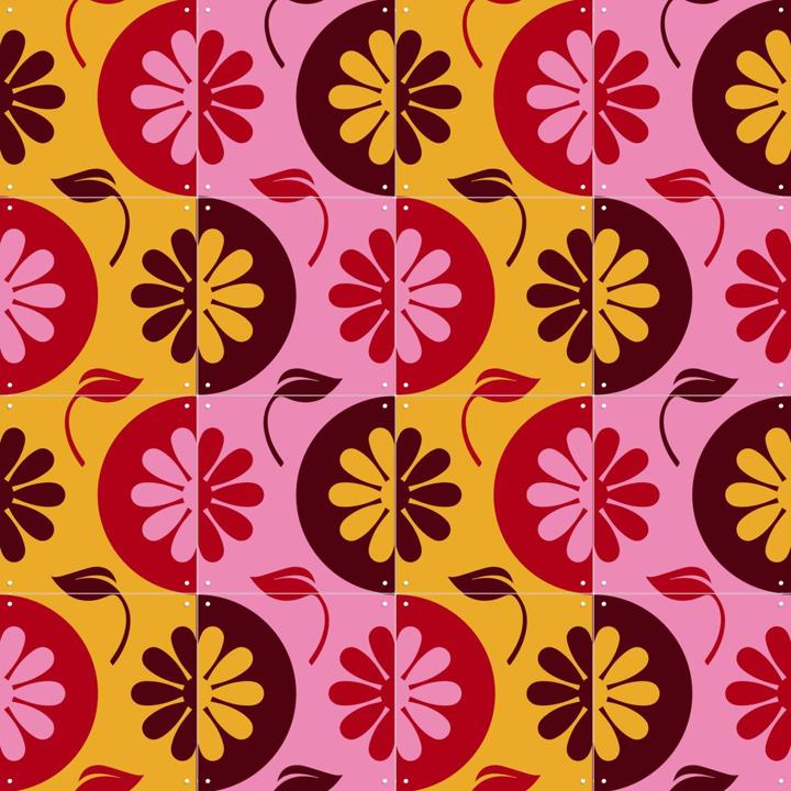 Floral DNA Pattern 4