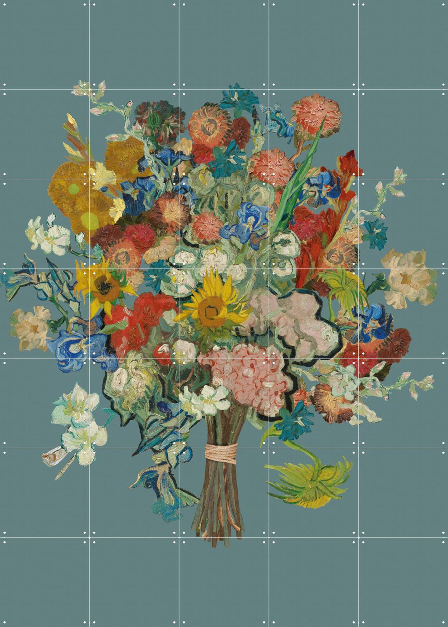 Vincent's flowers - blue By Vincent van Gogh (1853 - 1890) | Wall