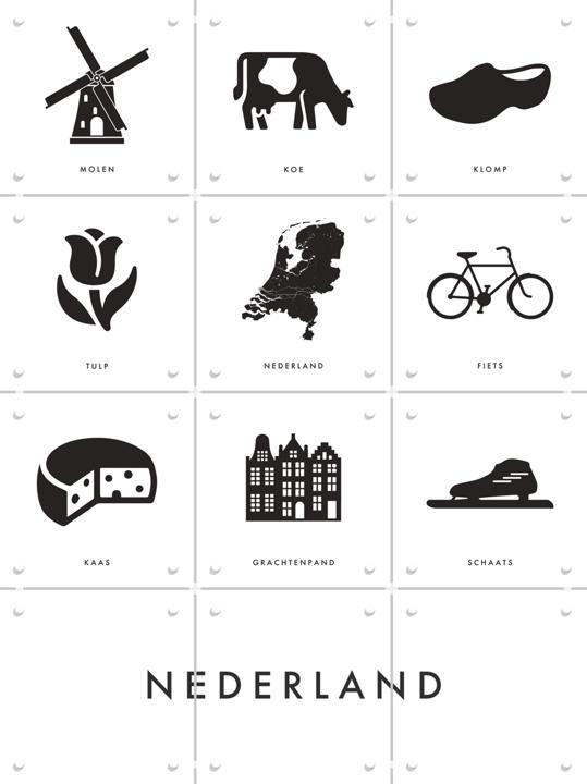 Nederland Architectuur Collage Box