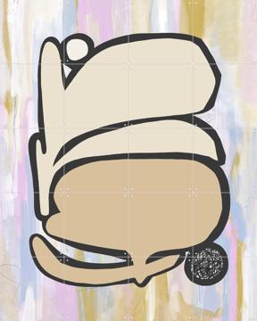 'Bold Leaves I' van Bohomadic Studio