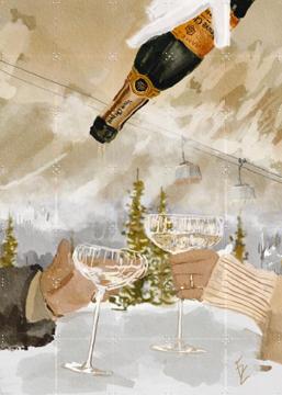 'Winter Champagne' by Ekaterina Zagorska