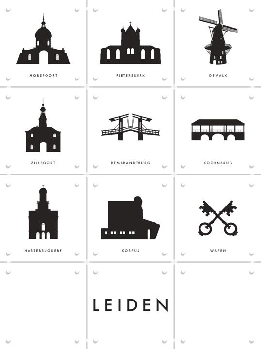 Leiden Architecture Collage Box