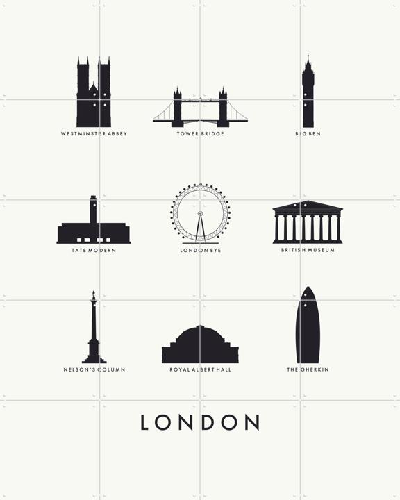 London Architecture white