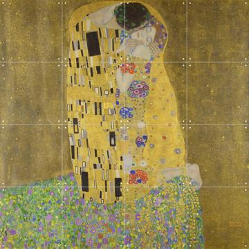 'The Kiss' van Gustav Klimt & Bridgeman Images