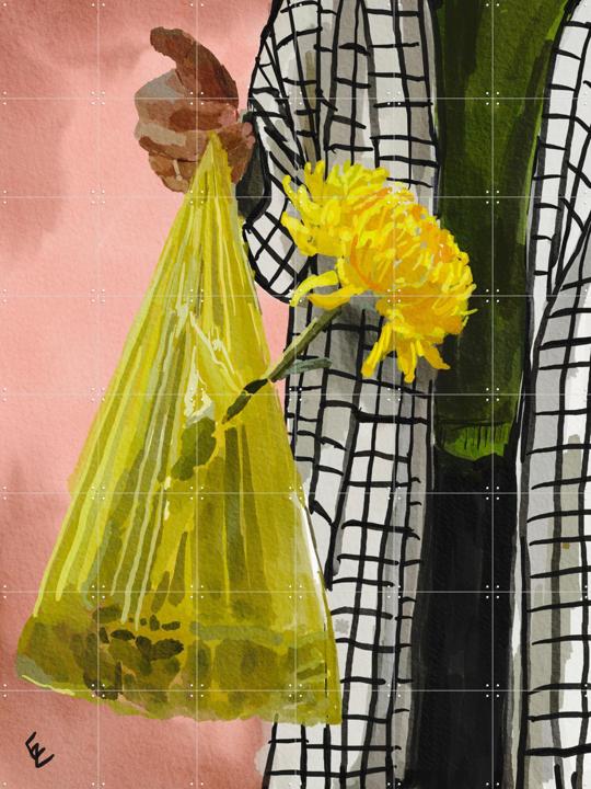 Yellow Plastic Bag