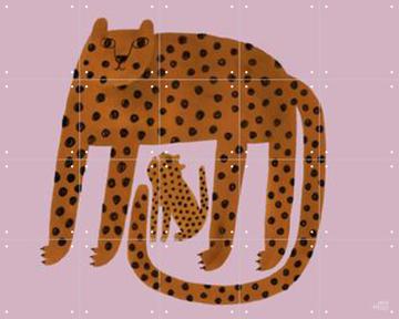 'Leopard Family' van Aniek Bartels