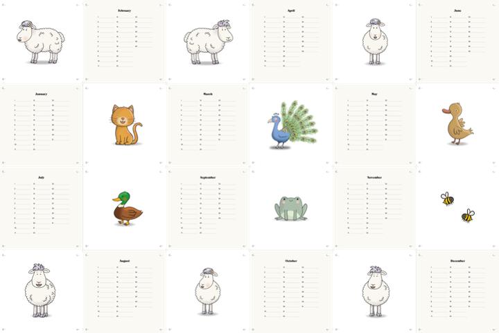 Mike, Molly & Friends Kalender