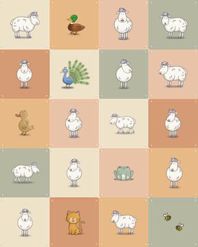 'Mike & Molly Color Collage-Box' von Mike & Molly & Van Hoorne Studios